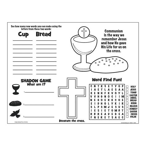530pm, Thursday 16th May St Francis of Assisi Church, Paddington. . First holy communion preparation worksheets